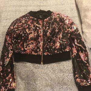 Forever 21 sparky crop top jacket
